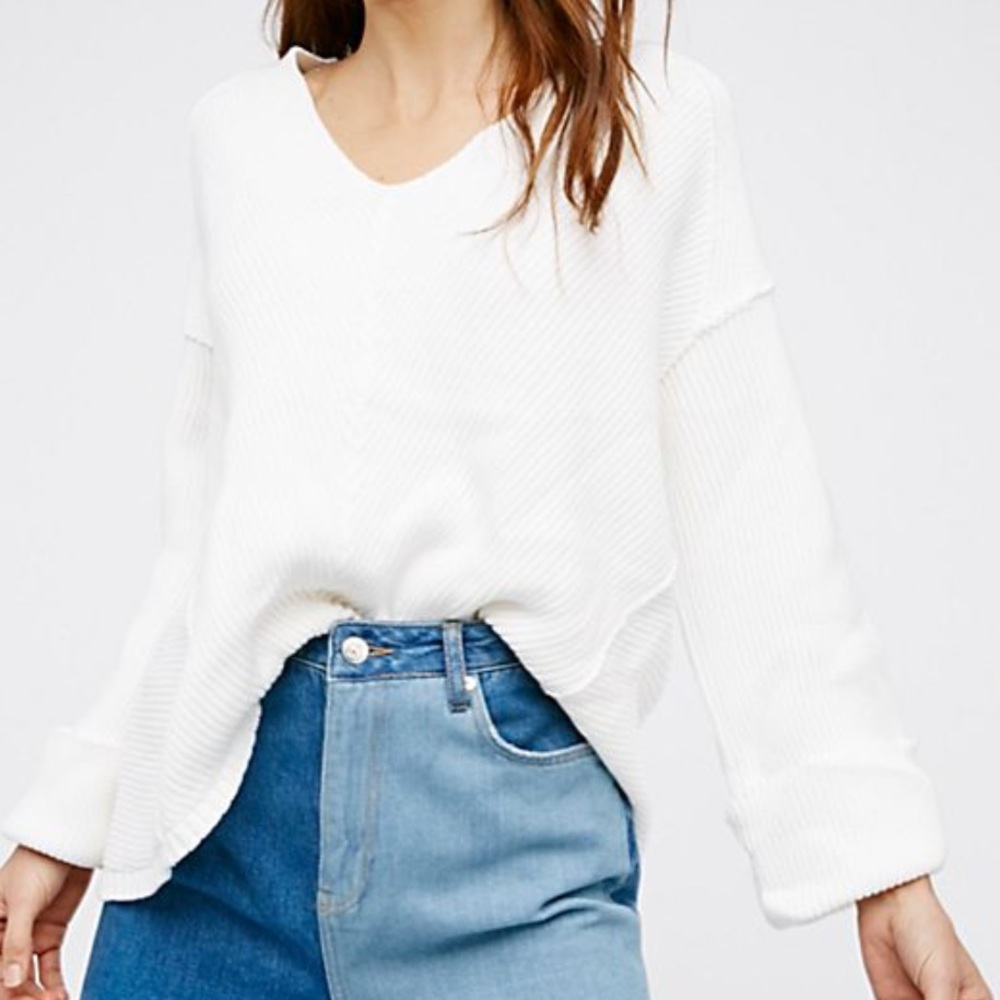 Free People Chunky Oversized  La Brea  Sweater